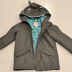 KIDS CAT & JACK SHARK RAINCOAT